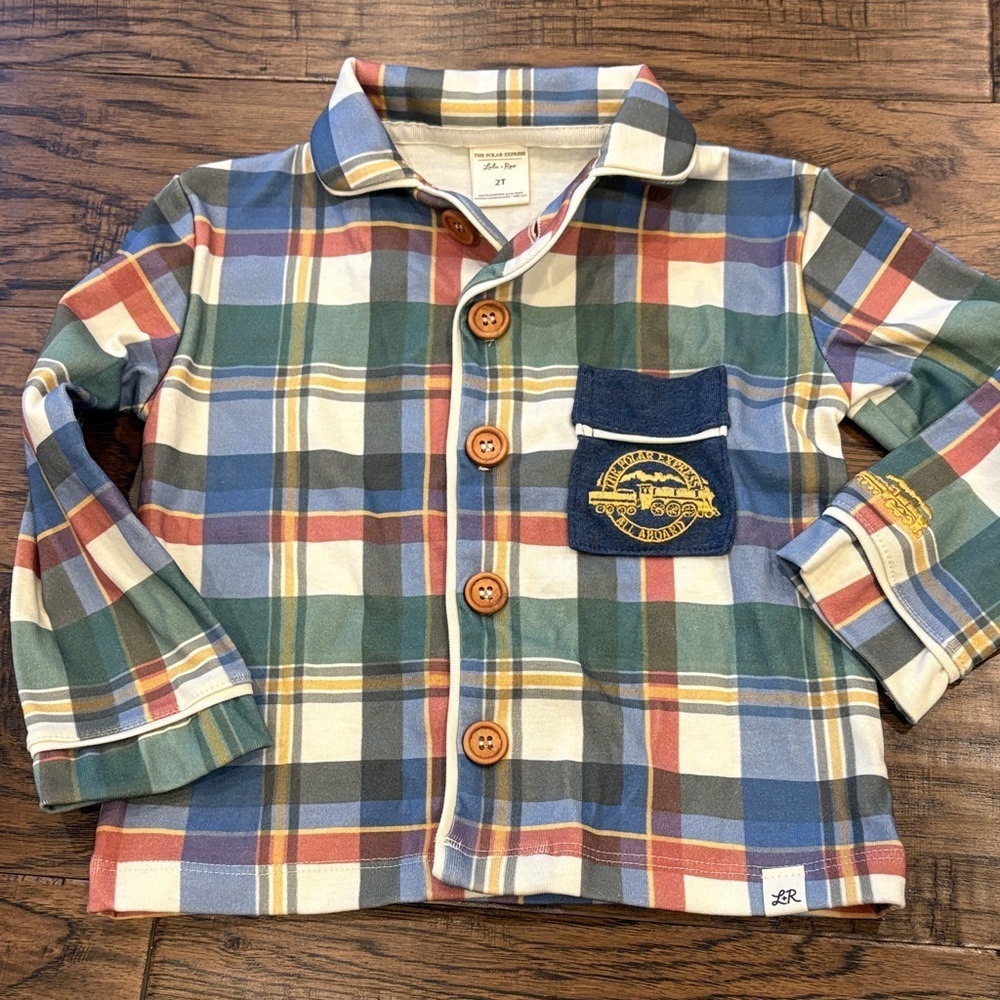 Lulu and Roo The Polar Express Pajama top